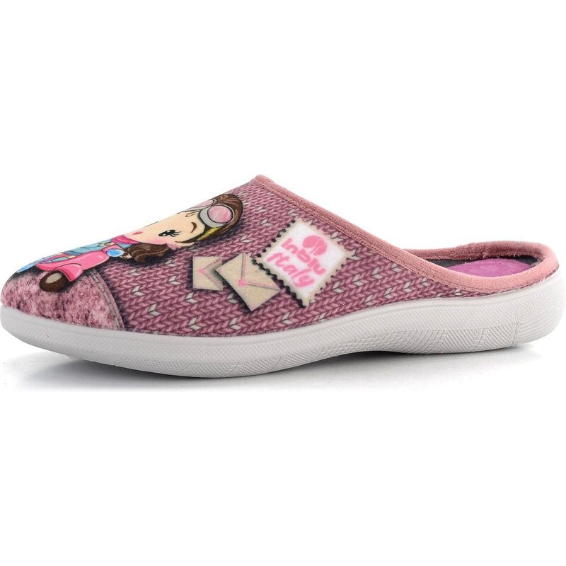 Inblu domáce papuče s plnou špičkou a obrázkom Rosa EC000092 61761865