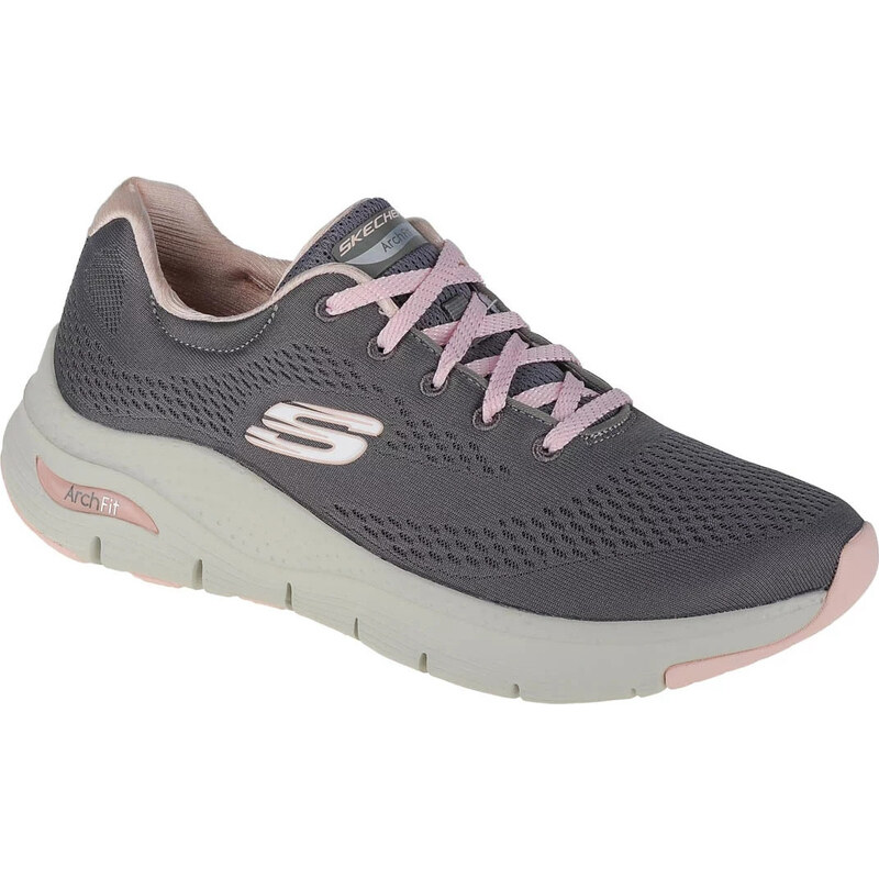 Sivé dámske tenisky Skechers Arch Fit-Big Appeal 149057-GYPK 46404877