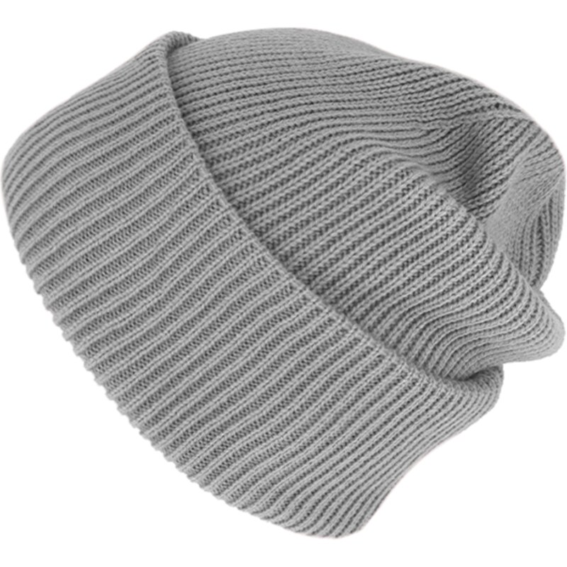 SEEBERGER Pletená šedá zimná čiapka - Fiebig - Recycelt (100% recyklovaný materiál)