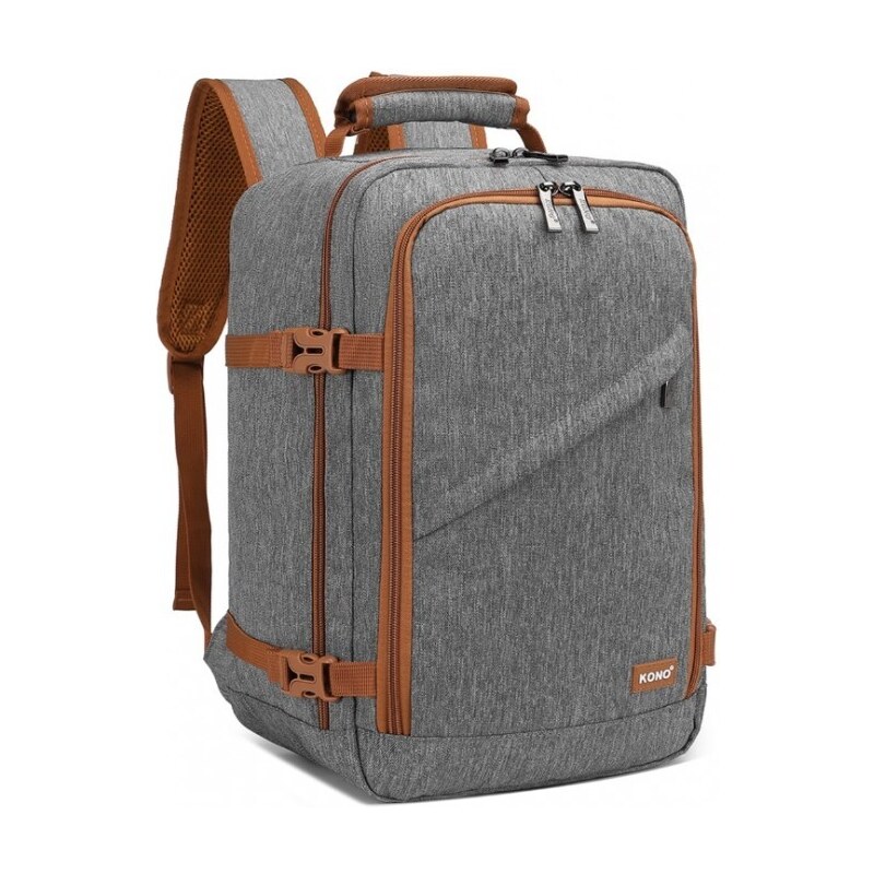 KONO Batoh - biznis cestovný, vhodný do lietadla, malý, 20L, šedý 65284919