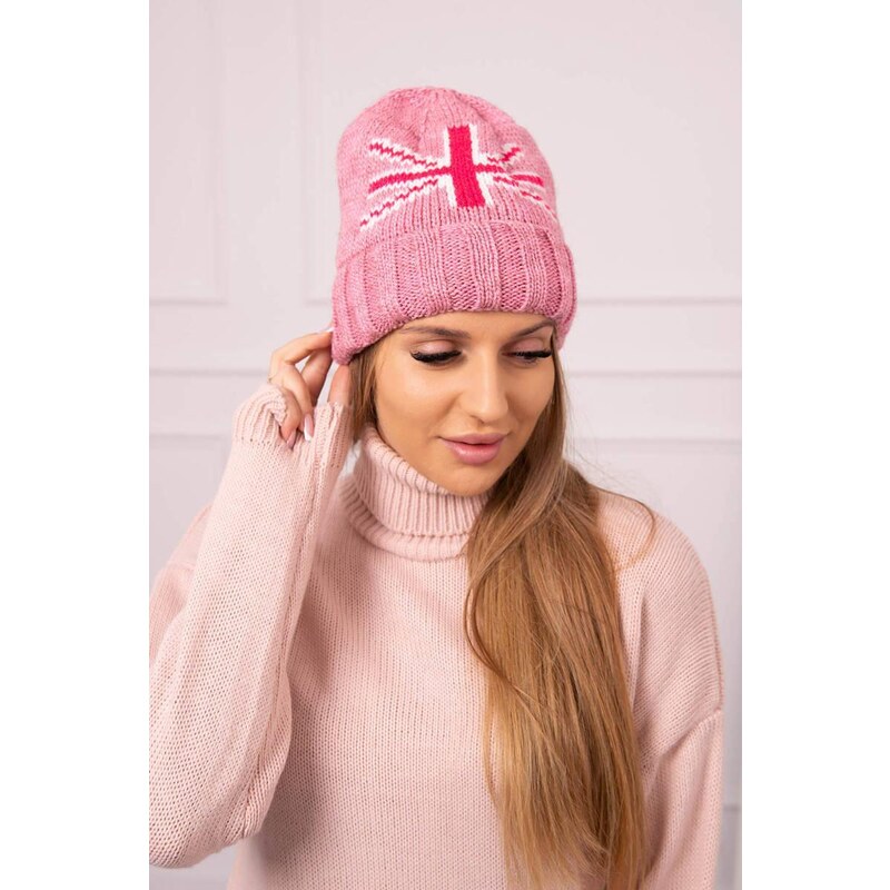 MladaModa Dámska čiapka Meghan K410 staroružová 46491211