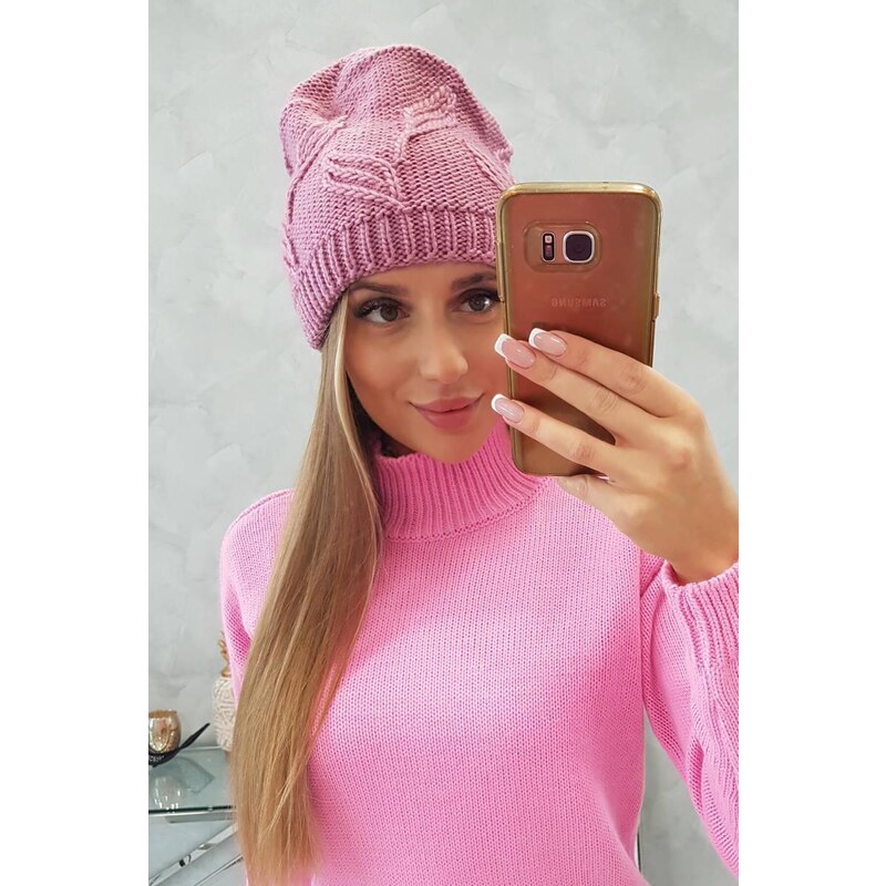 MladaModa Dámska čiapka Majka K376 staroružová 46491287