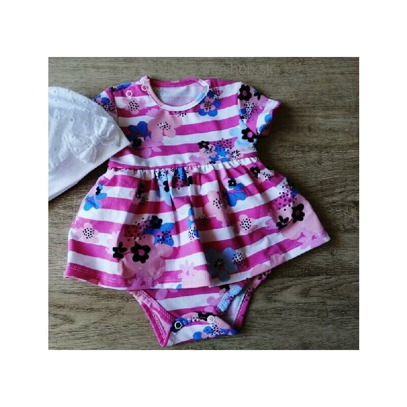 Mrofi Detské BODY sukničkové Domi Pink 46457706