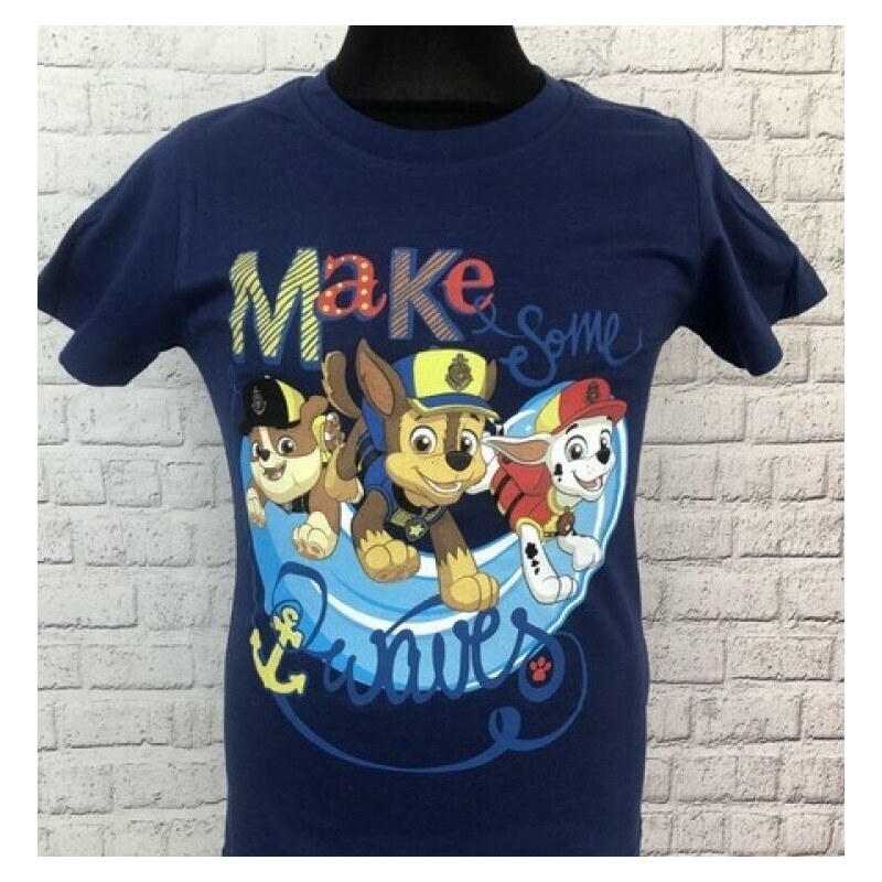 Setino Krátke Tričko Paw Patrol Wawes 46457879