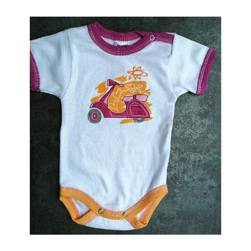 Scamp BODY kr. rukáv Vespa Bordó 39578126