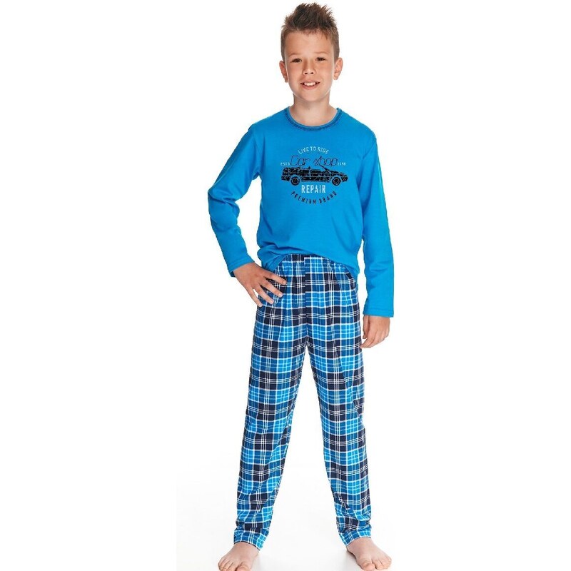 Taro Chlapčenské pyžamo Mario Blue