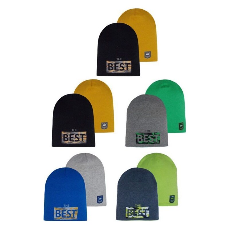 AJS Obojstranná chlapčenská čiapka BEST Marco 62619766