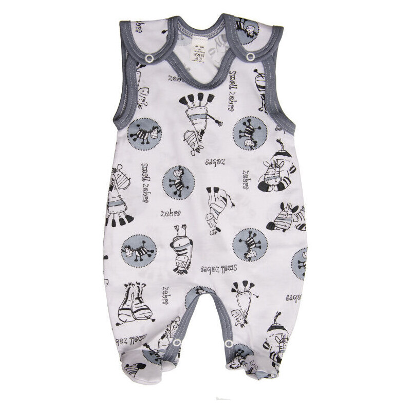 Antony Dupačky pre kojenca Zebra sivá 46458236