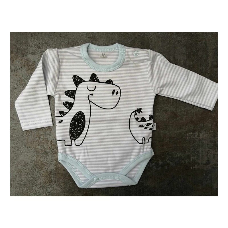 Koala Baby Kojenecké body Sleepy Saurus Modré 46458214