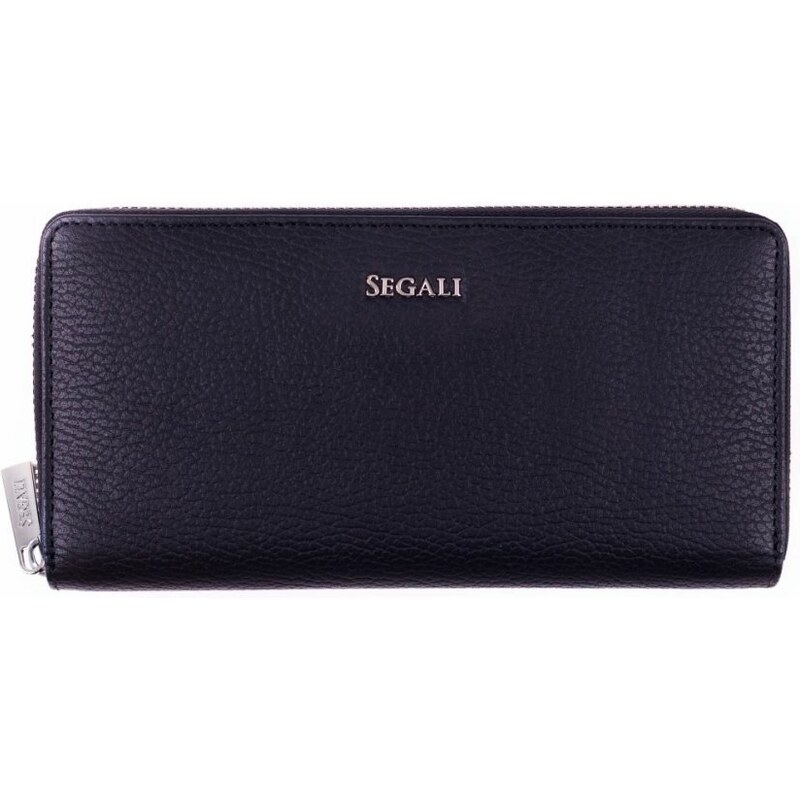 SEGALI Dámska kožená peňaženka SG-27395 čierna 46494903