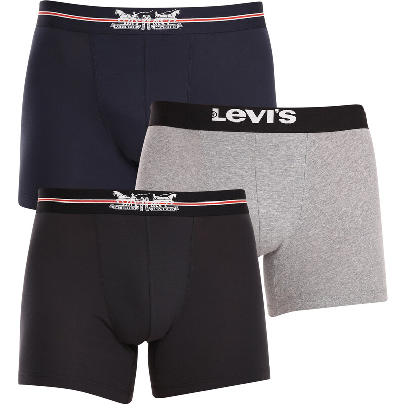 3PACK pánske boxerky Levis viacfarebné (701224663 001) 46495116