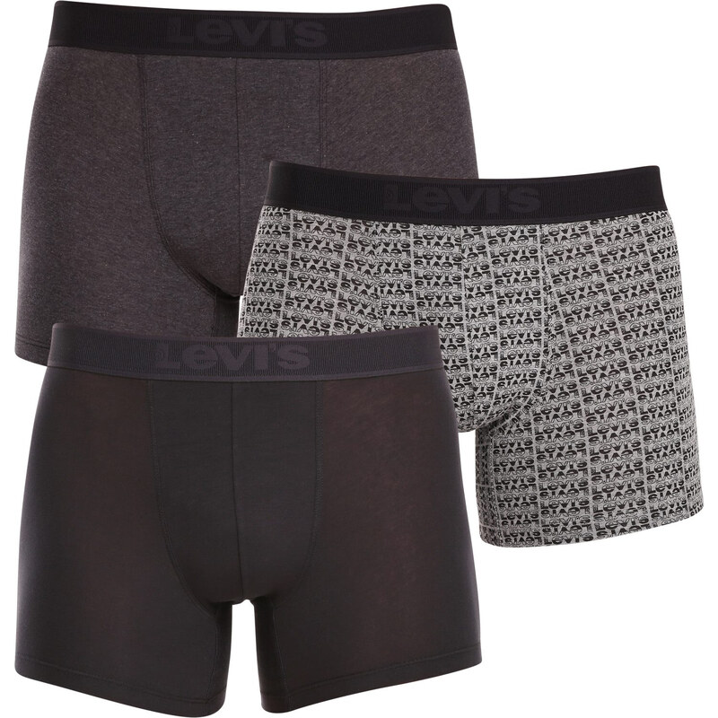 3PACK pánske boxerky Levis viacfarebné (701224660 001) 46495114