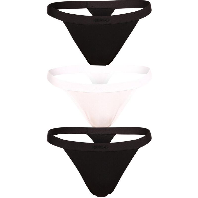 3PACK dámske tangá HUGO viacfarebná (50496893 121) 46495139
