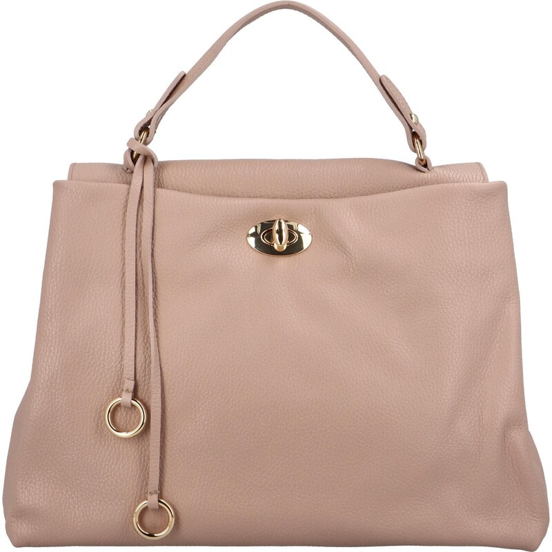 Delami Vera Pelle Dámska kožená kabelka do ruky staroružová - Delami 46545265