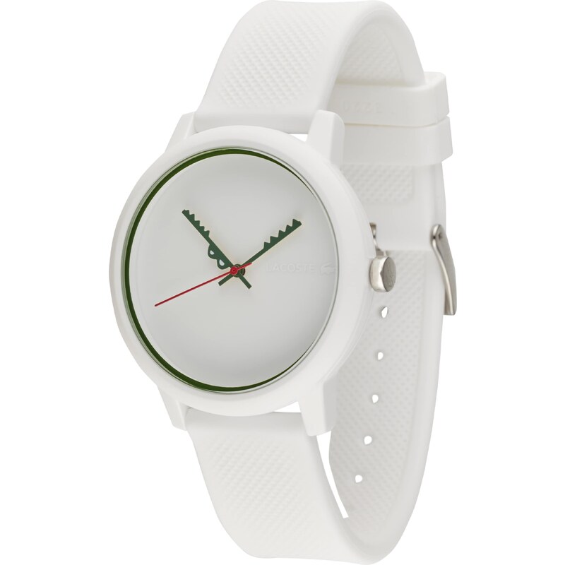 LACOSTE Analógové hodinky zelená / biela 46718627