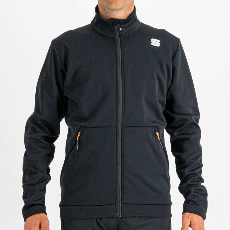 Sportful ENGADIN bunda čierna/žltá 58444036