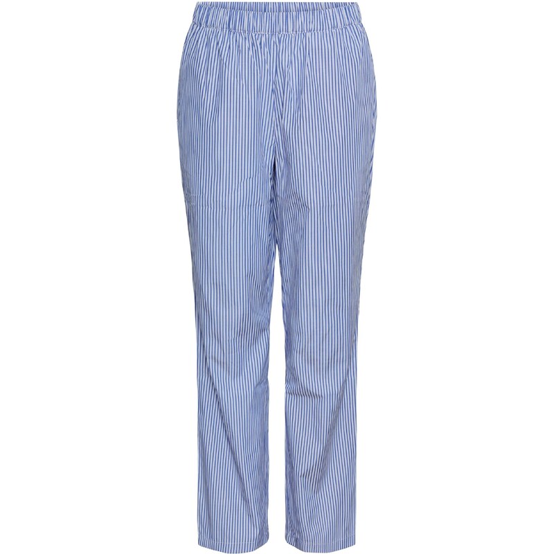 PIECES Nohavice HOLLY námornícka modrá / biela 54256808