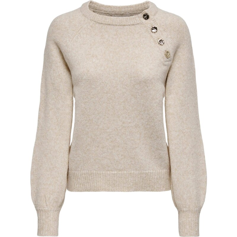 ONLY Sveter Emma béžová melírovaná 47557523