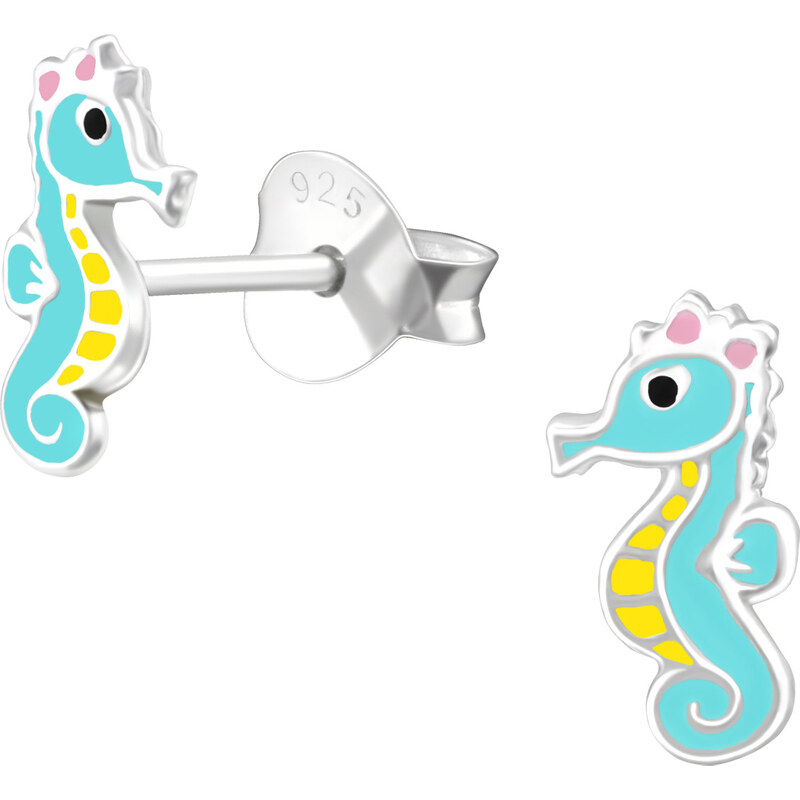 MAJYA Strieborné náušnice MORSKÝ KONÍK 10674 64581299