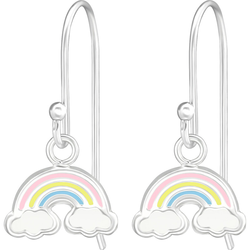 MAJYA Strieborné náušnice DUHA 10684 64581307
