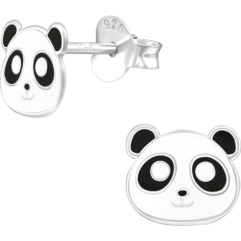 MAJYA Strieborné náušnice PANDA 10685 64581308