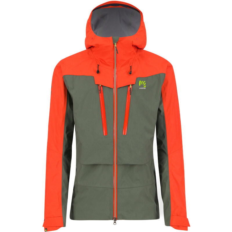 Karpos MIDI SHELL outdoorová bunda, pánska, thyme/spicy orange 58443352