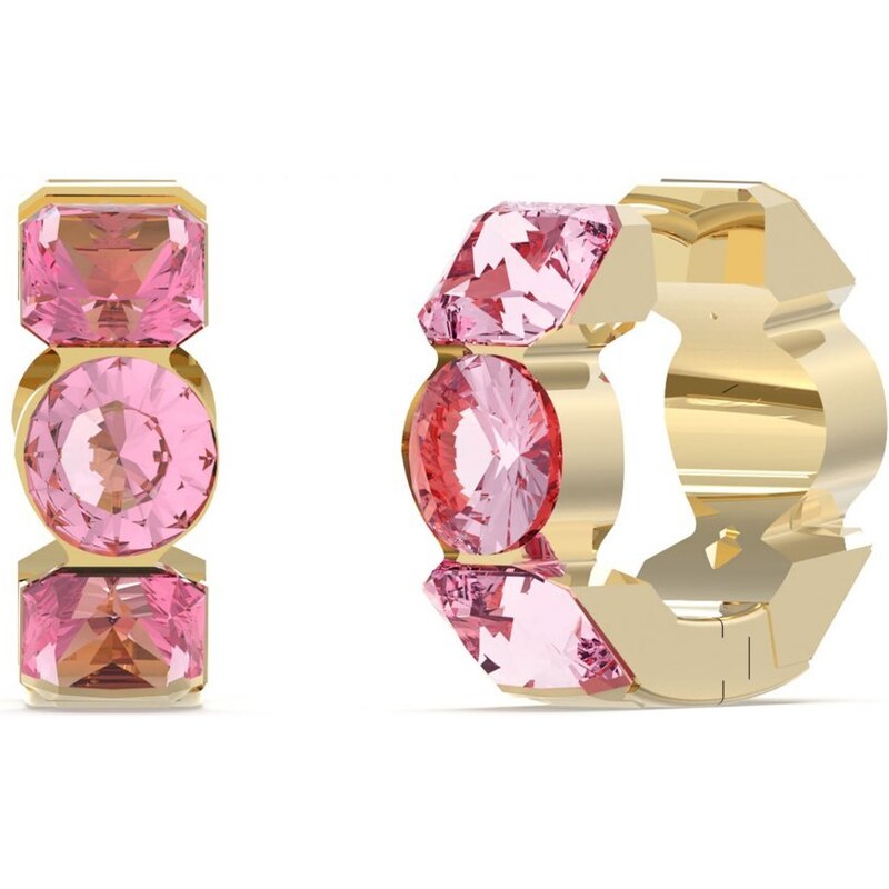 Guess Nadčasové pozlátené náušnice Crazy Earrings JUBE03305JWYGRST/U 66578604