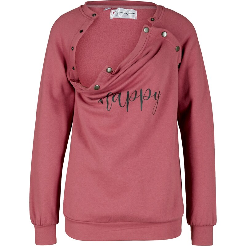 bonprix Materská mikina/na dojčenie, 2v1, farba fialová 45895328