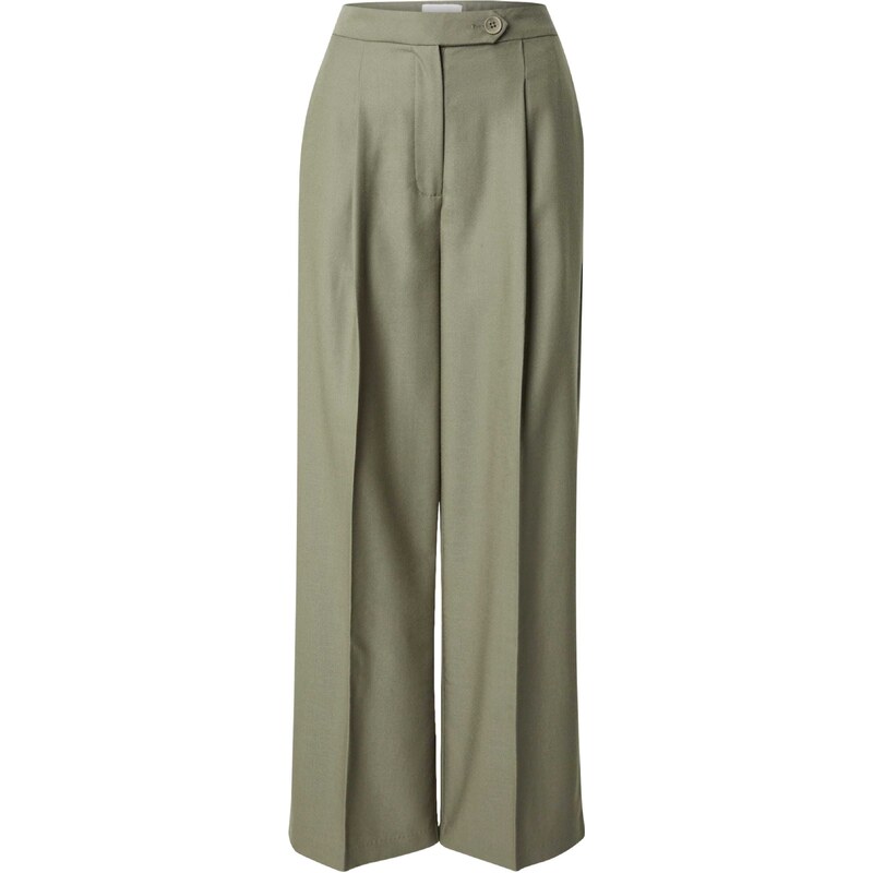 ABOUT YOU x Marie von Behrens Plisované nohavice Hailey tmavozelená 46536656