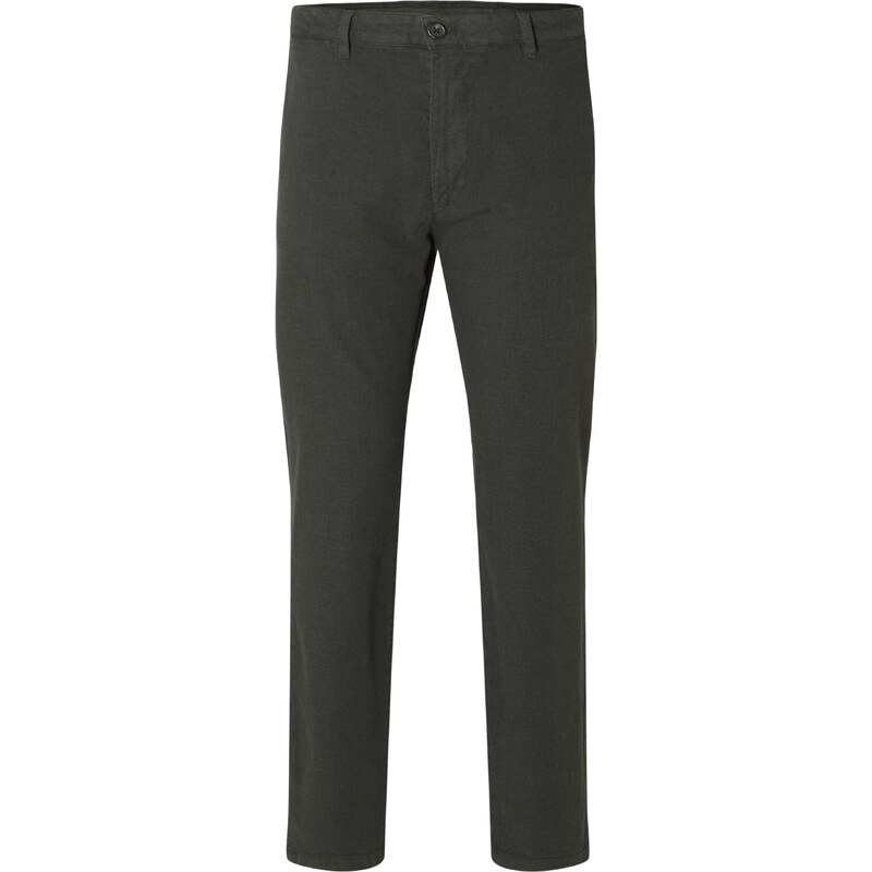 SELECTED Chino nohavice MILES tmavozelená 46939811