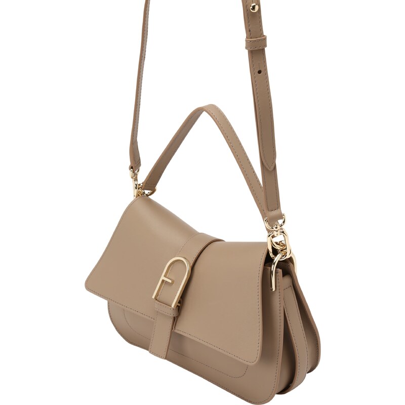 FURLA Kabelka na rameno FLOW farba ťavej srsti / zlatá 63095158