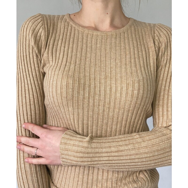 modnenakupy.sk Dámsky rebrovaný sveter ZOE 36190579