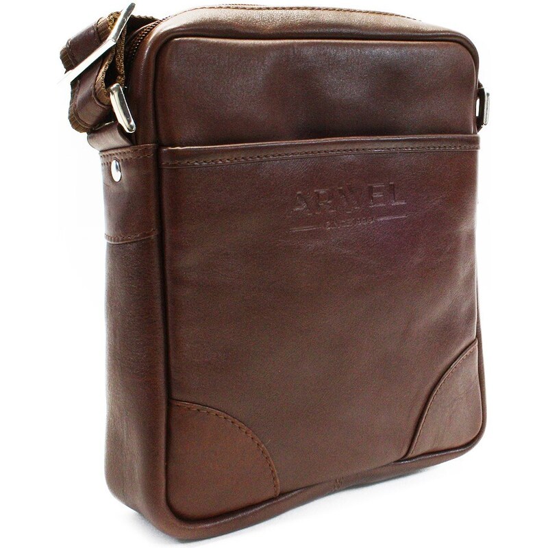 Arwel Hnedý kožený pánsky crossbag 215-1713-40 36559811