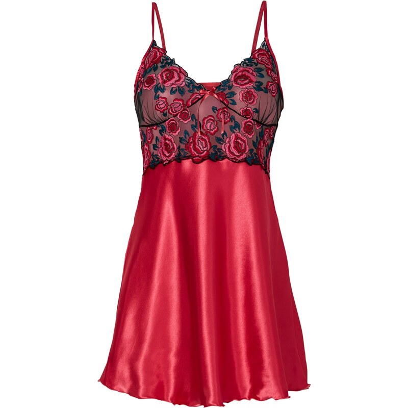 bonprix Saténové negližé, farba ružová 46547440