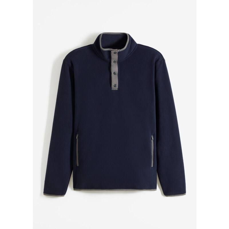 bonprix Flísové tričko so stojačikom, s praktickými vreckami a so 46552288