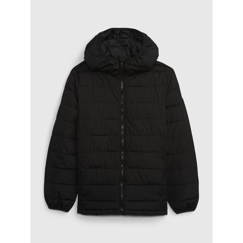 Čierna chlapčenská prešívaná zimná bunda Gap 52516309