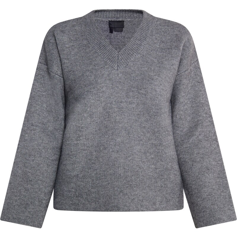 DreiMaster Klassik Sveter Casnagie sivá melírovaná 54262045