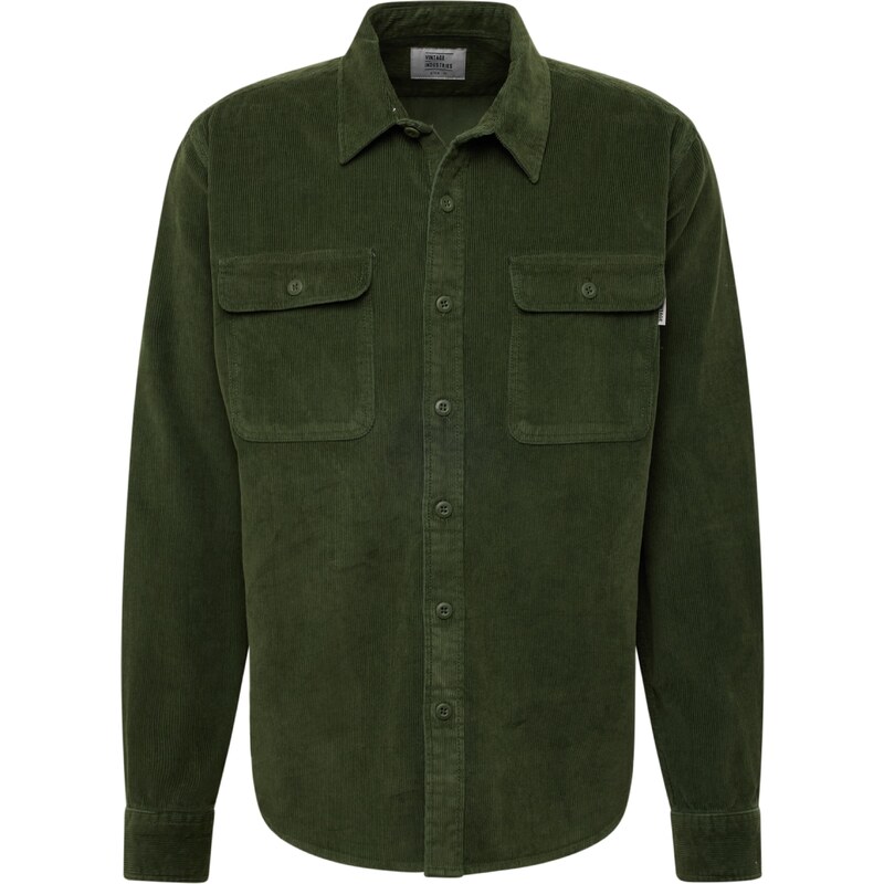 Vintage Industries Košeľa Brix tmavozelená 46563961