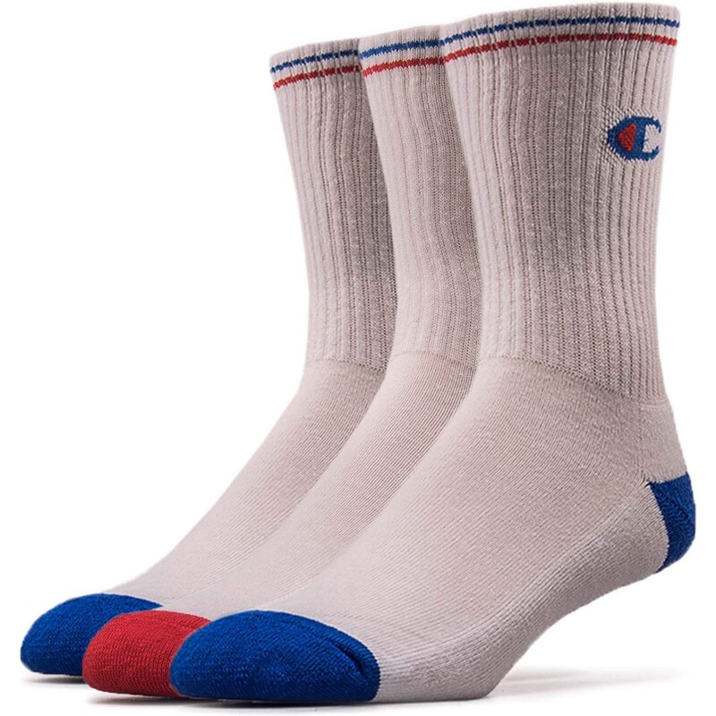 Champion Authentic Athletic Apparel Ponožky modrá / červená / biela 46562167