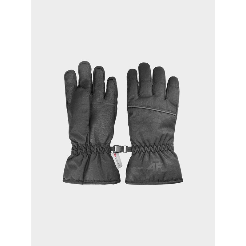 4F Dievčenské lyžiarske rukavice Thinsulate - čierne