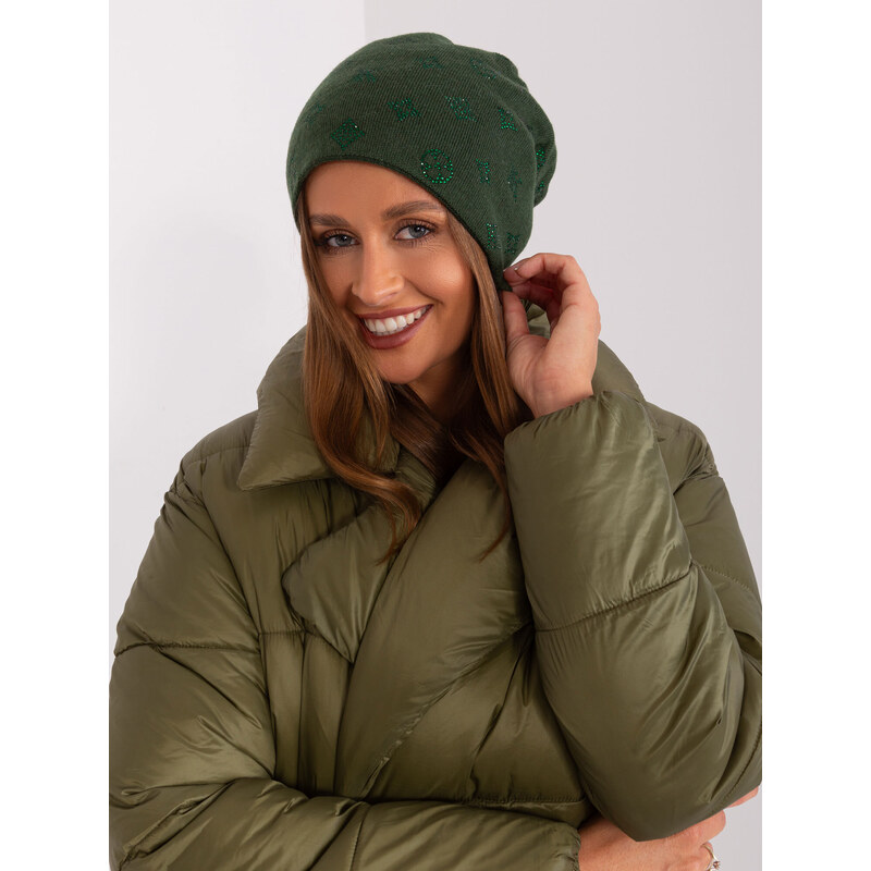 Wool Fashion Italia Cap-AT-CZ-2325.96-dark green 64687046