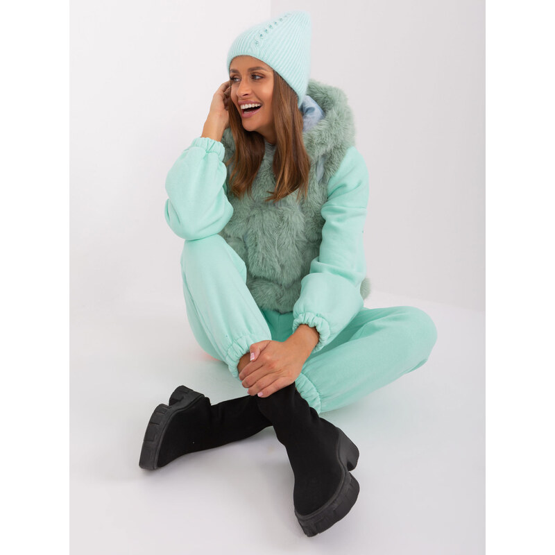 Wool Fashion Italia Cap-AT-CZ-2328.41X-mint 64666681