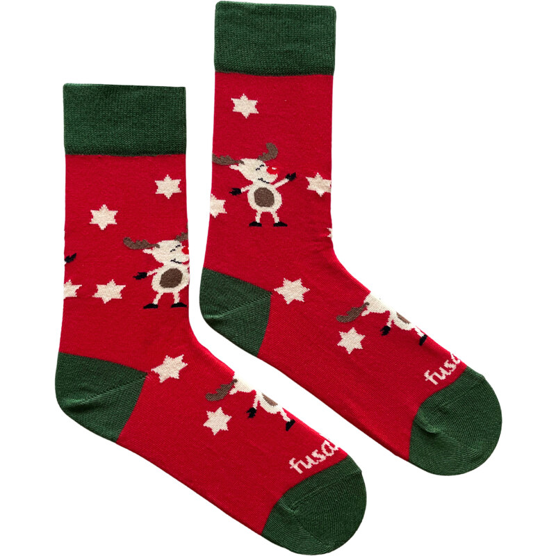 Fusakle Ponožky Sob vianočný