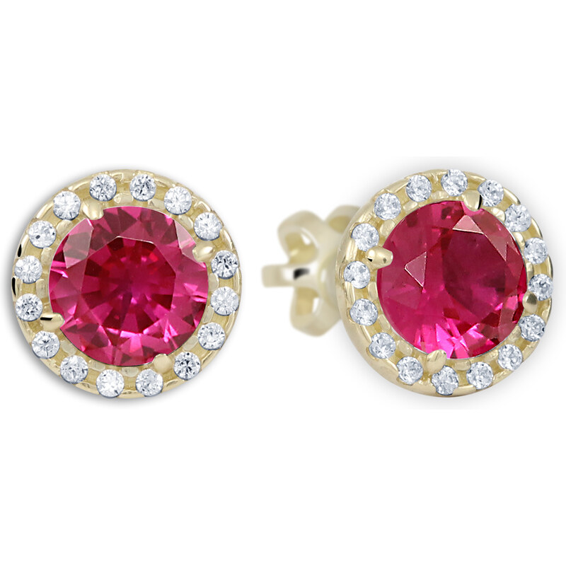 Soliter Úchvatné náušnice zo žltého zlata so zirkónmi 239 001 00957 66583977