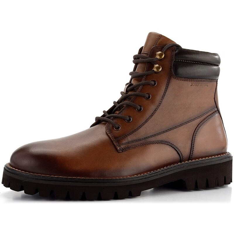 Josef Seibel pánska šnurovacia členková obuv Romed Cognac 34401MA24 61761855