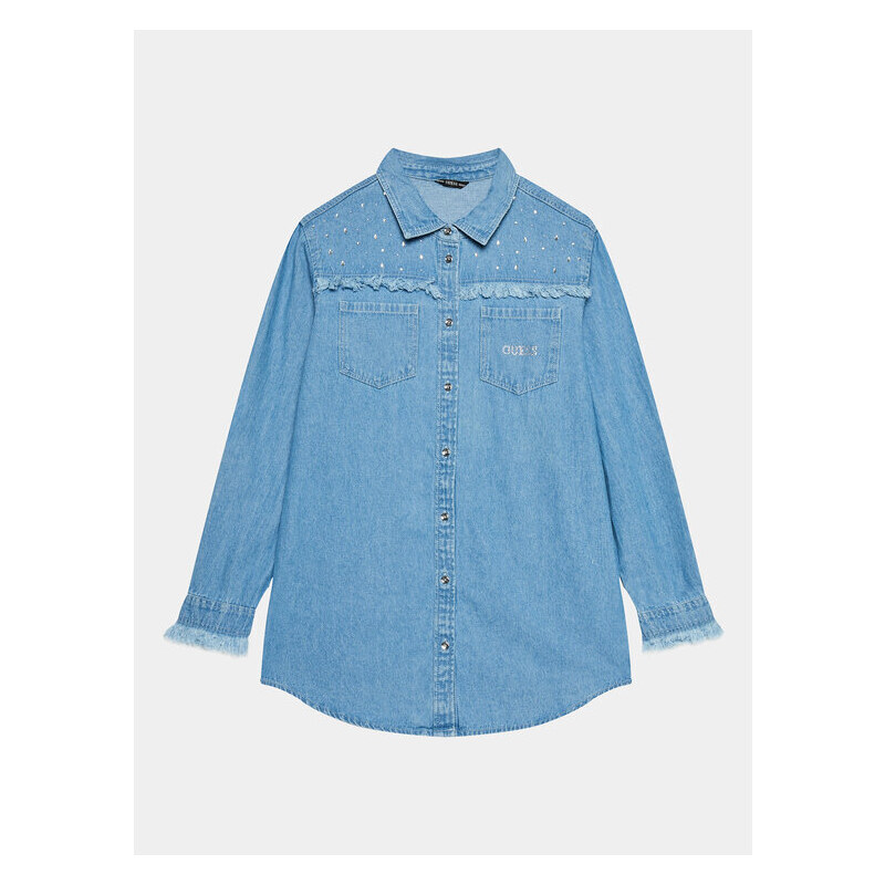 džínsová košeľa Guess 46582630