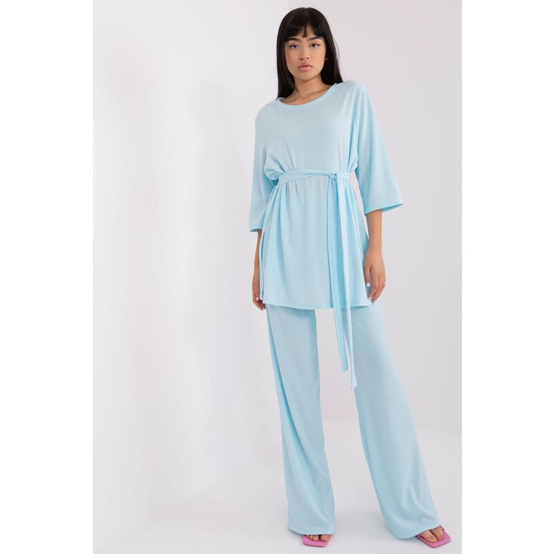 MladaModa Tenká oversize súprava z vrúbkovaného materiálu model 38928 49210478