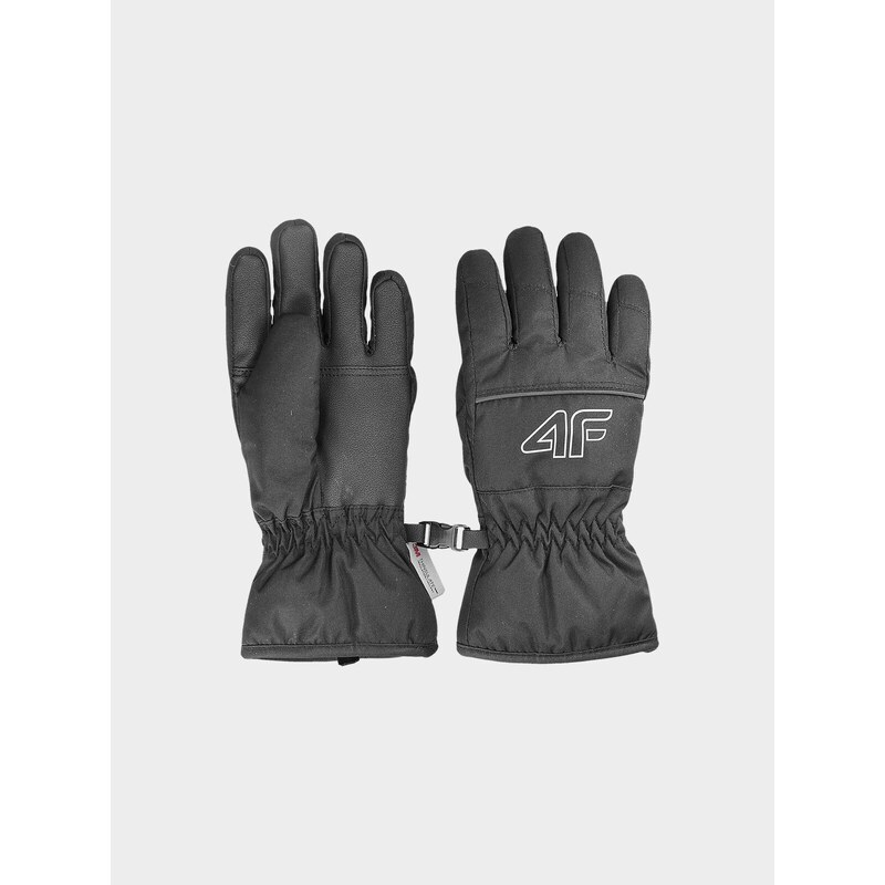 4F Chlapčenské lyžiarske rukavice Thinsulate - čierne