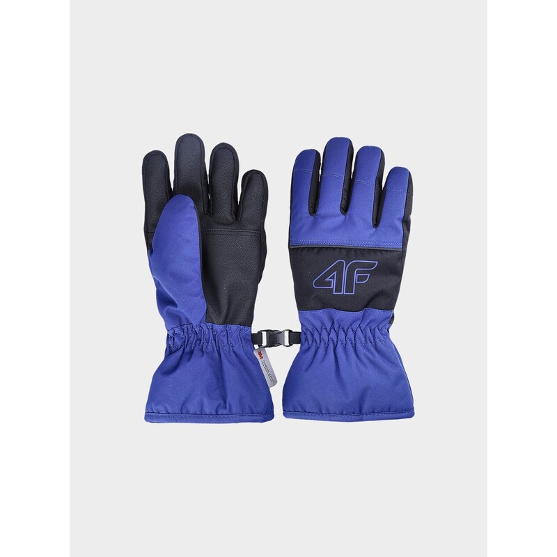 4F Chlapčenské lyžiarske rukavice Thinsulate - modré