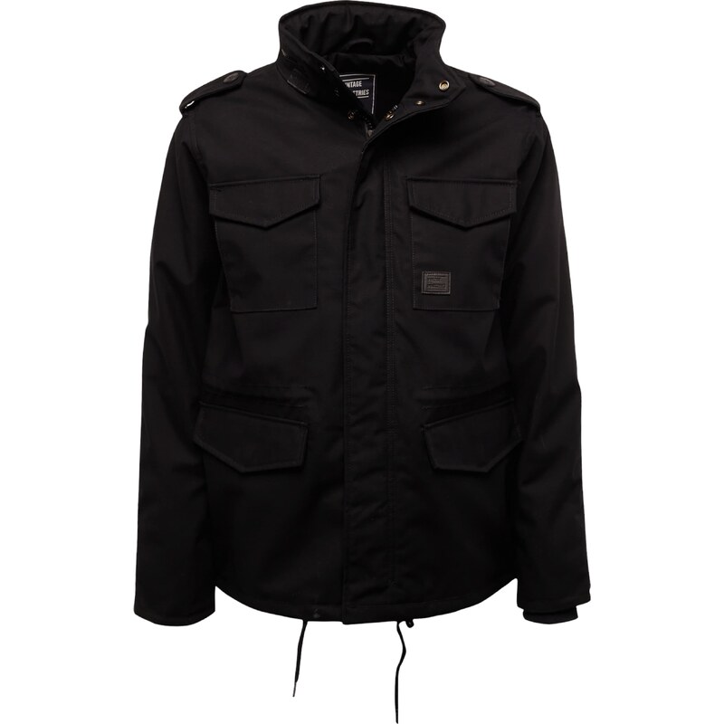 Vintage Industries Prechodná bunda Brent čierna 46603036